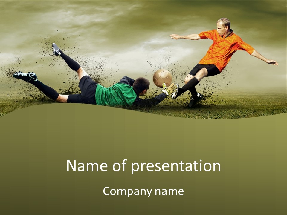 Goal Fog Leisure PowerPoint Template