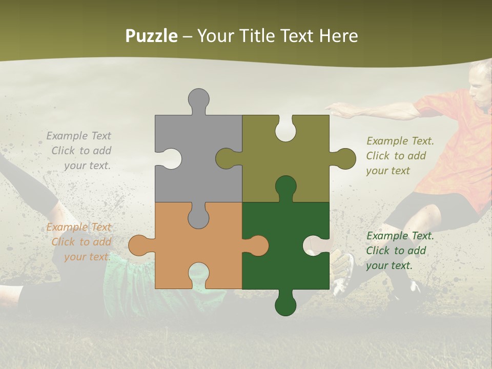 Goal Fog Leisure PowerPoint Template