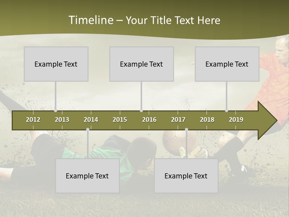 Goal Fog Leisure PowerPoint Template