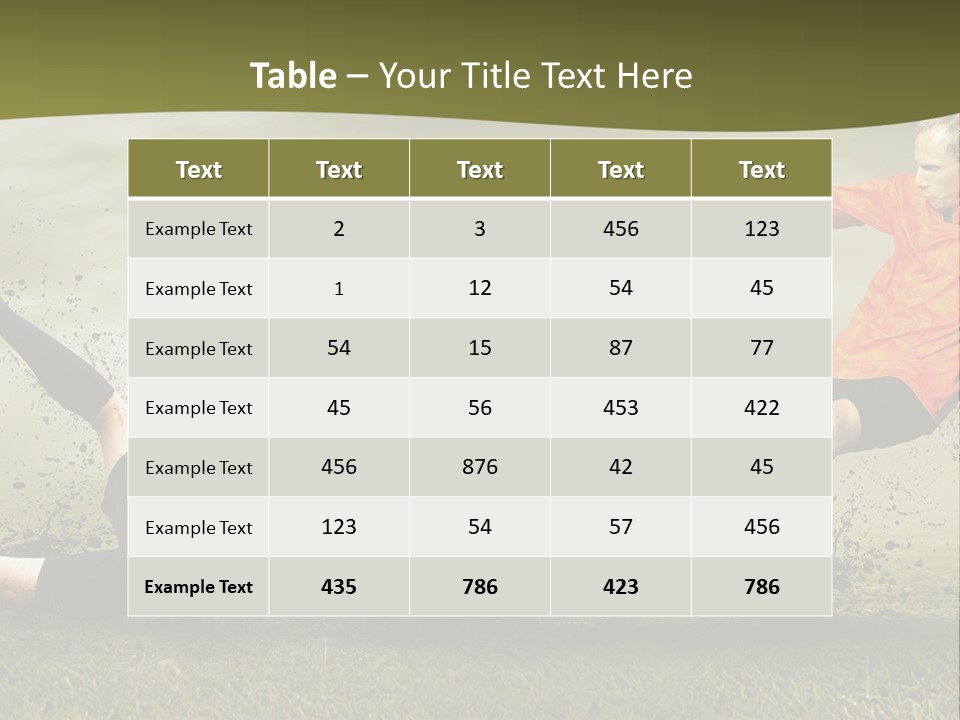 Goal Fog Leisure PowerPoint Template