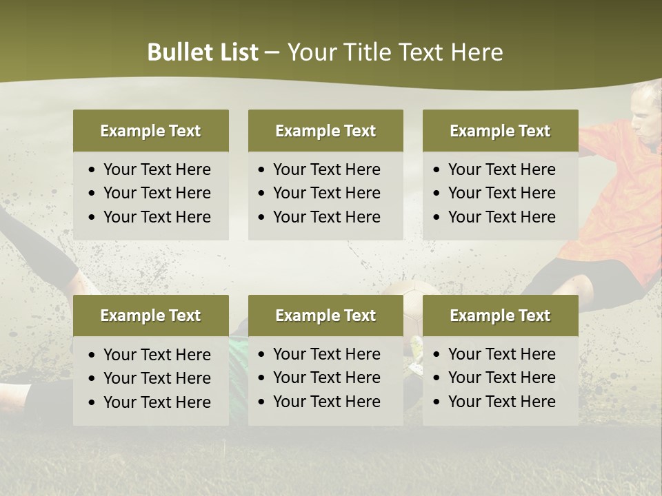 Goal Fog Leisure PowerPoint Template