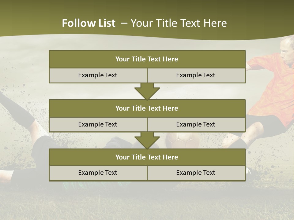 Goal Fog Leisure PowerPoint Template