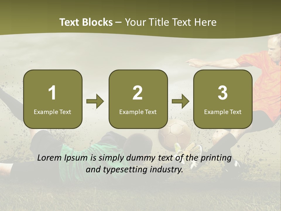 Goal Fog Leisure PowerPoint Template