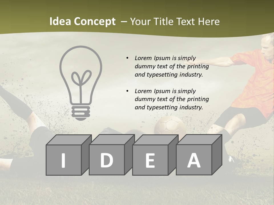 Goal Fog Leisure PowerPoint Template