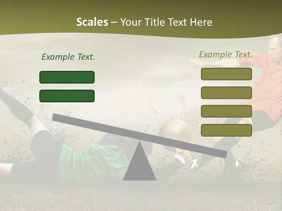 Goal Fog Leisure PowerPoint Template