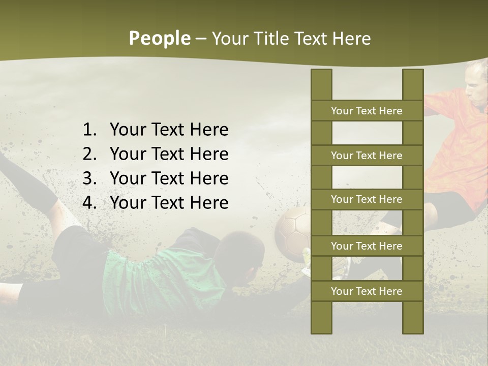 Goal Fog Leisure PowerPoint Template