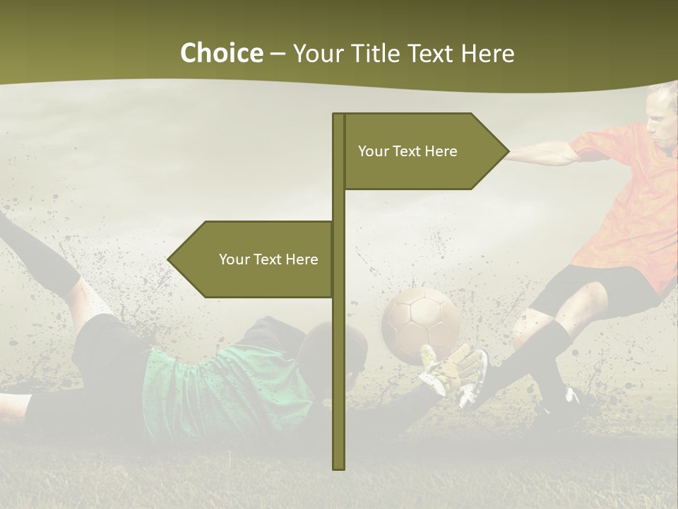 Goal Fog Leisure PowerPoint Template