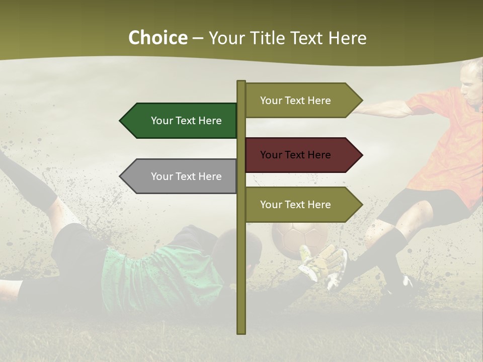 Goal Fog Leisure PowerPoint Template