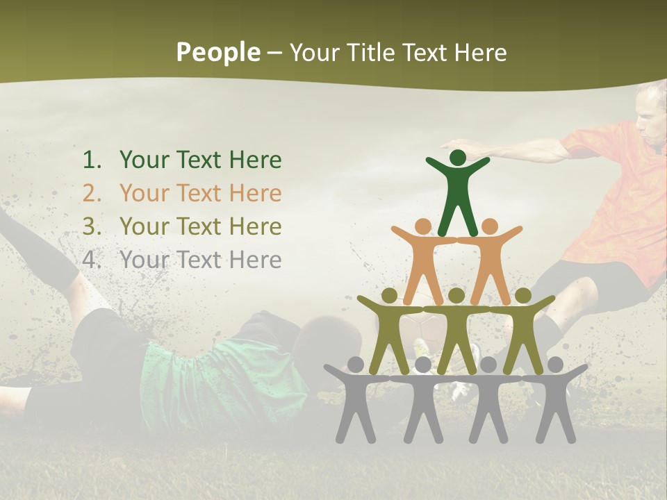 Goal Fog Leisure PowerPoint Template