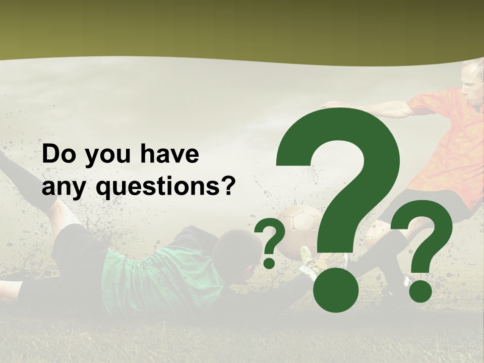 Goal Fog Leisure PowerPoint Template