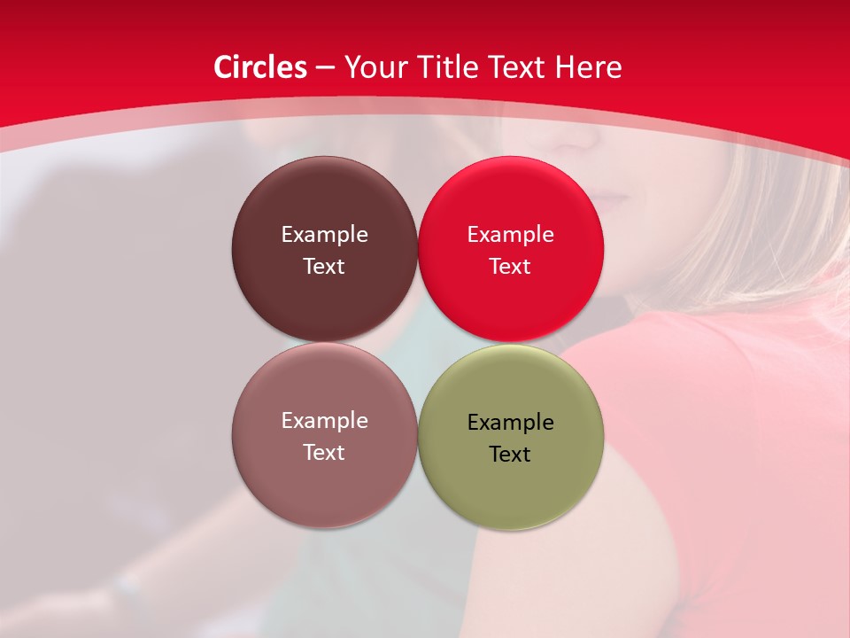 Student Outdoor Female PowerPoint Template