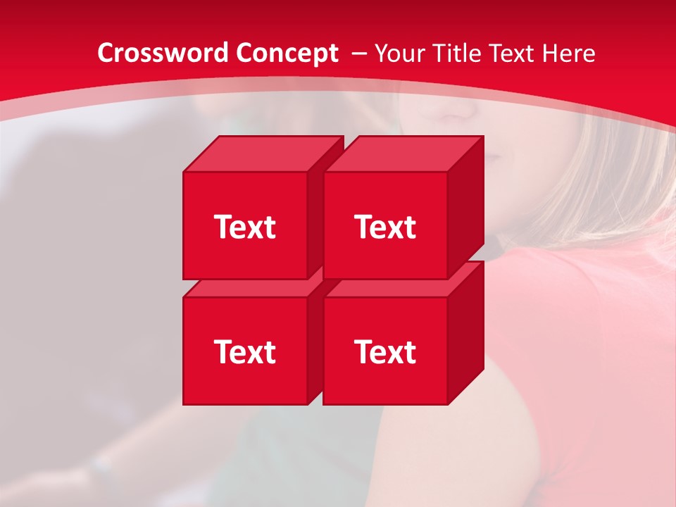 Student Outdoor Female PowerPoint Template