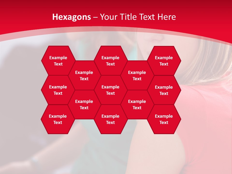 Student Outdoor Female PowerPoint Template