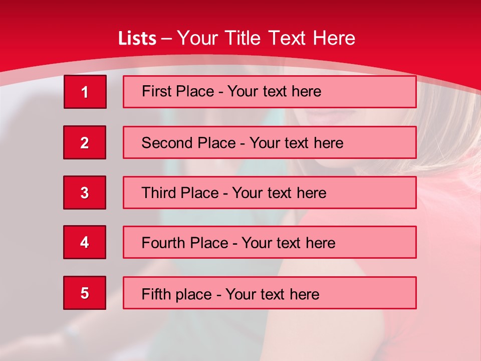 Student Outdoor Female PowerPoint Template