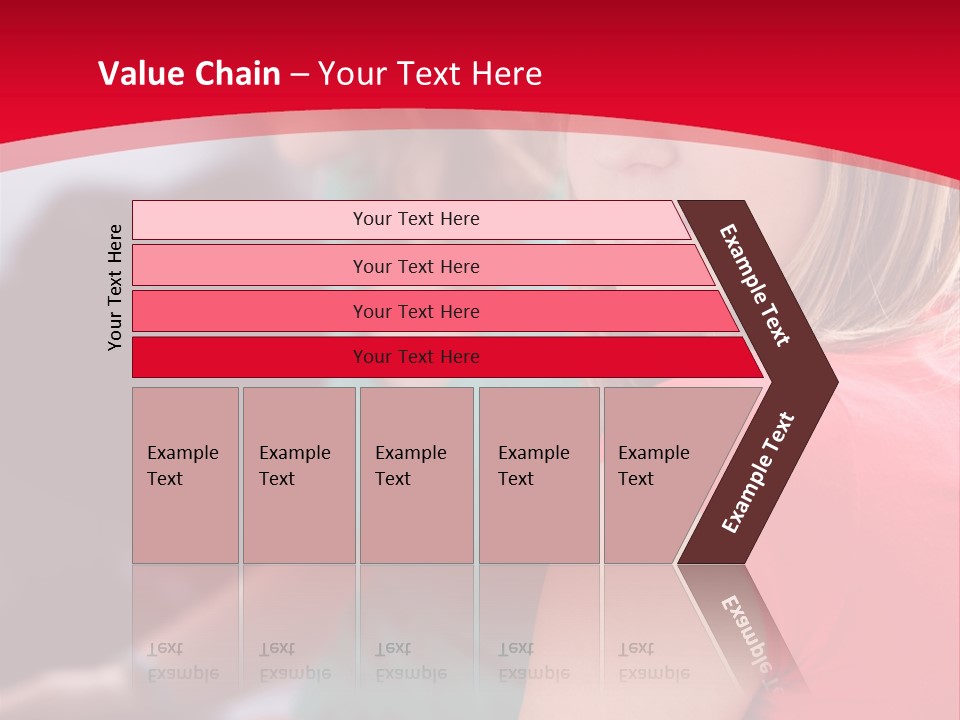 Student Outdoor Female PowerPoint Template