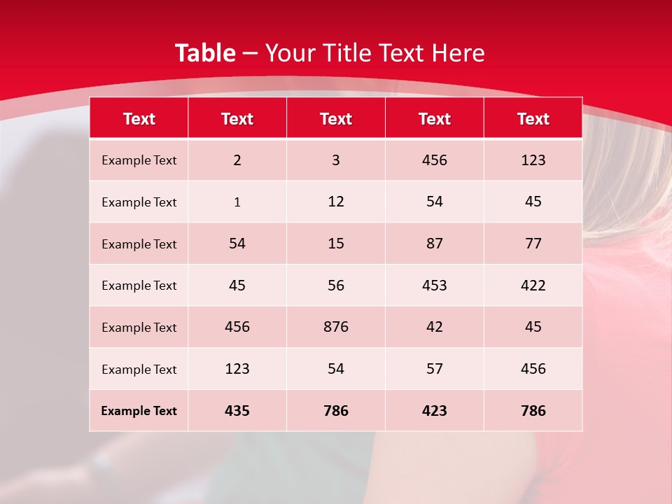 Student Outdoor Female PowerPoint Template