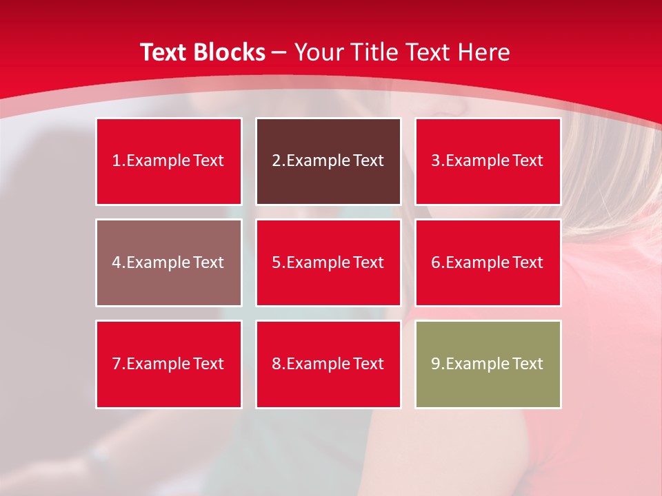 Student Outdoor Female PowerPoint Template