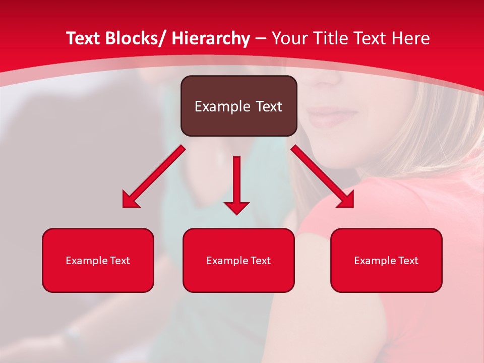 Student Outdoor Female PowerPoint Template