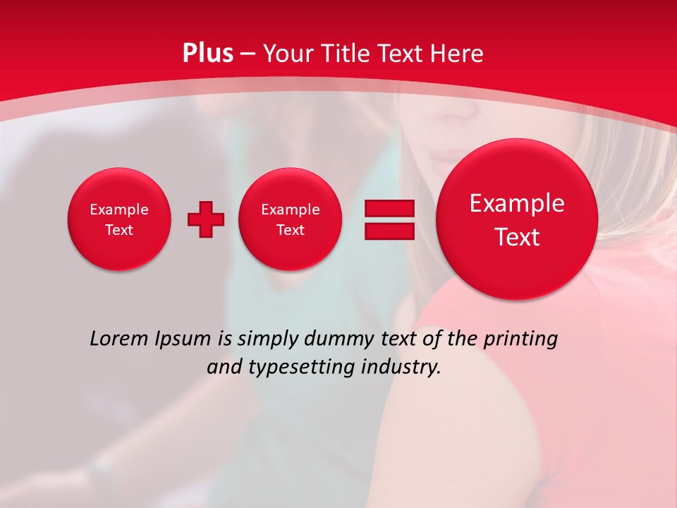 Student Outdoor Female PowerPoint Template
