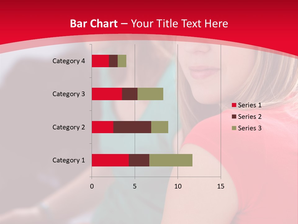 Student Outdoor Female PowerPoint Template