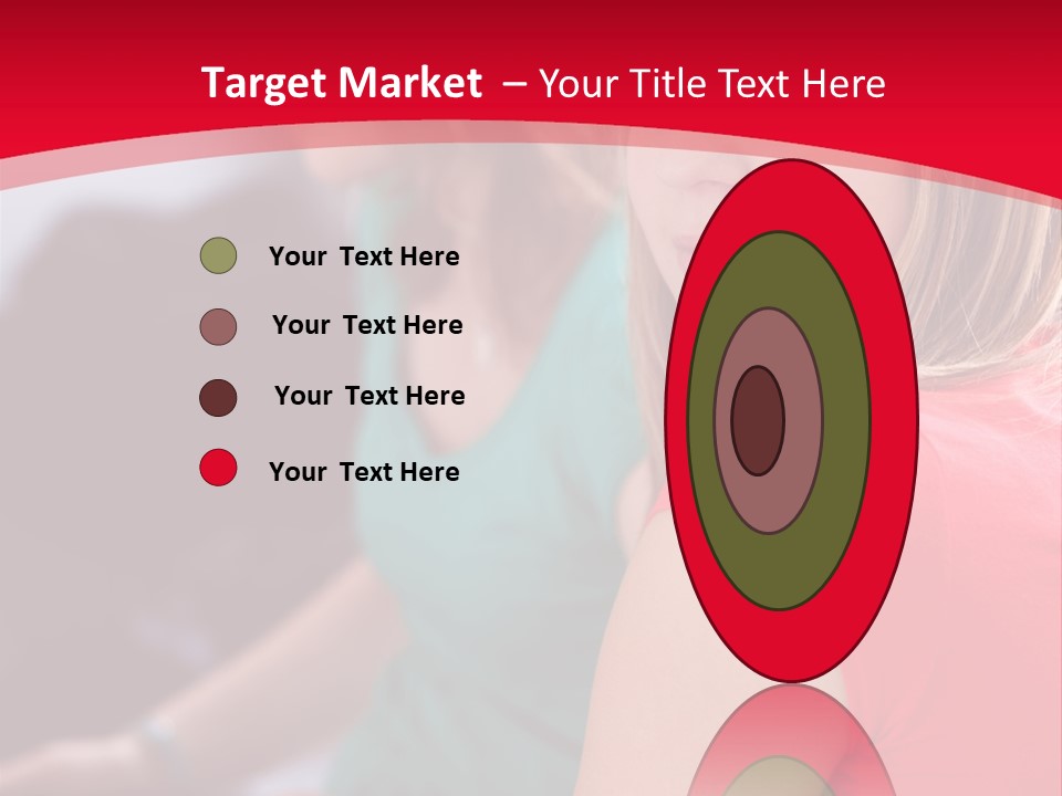 Student Outdoor Female PowerPoint Template