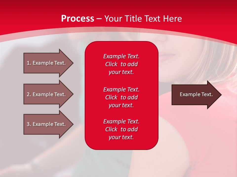Student Outdoor Female PowerPoint Template