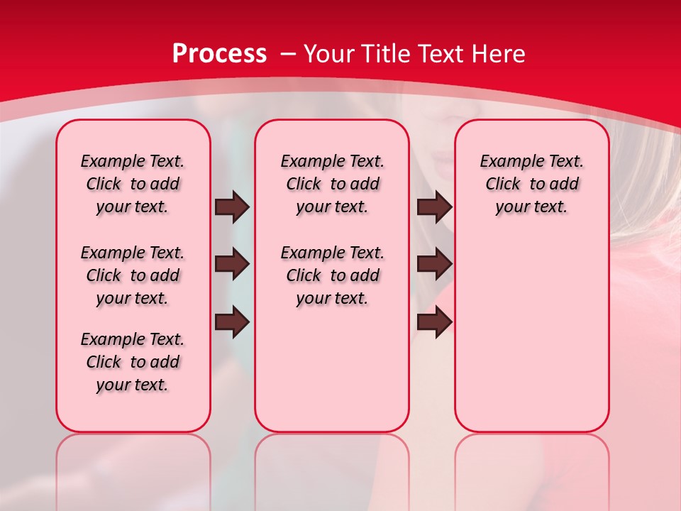 Student Outdoor Female PowerPoint Template