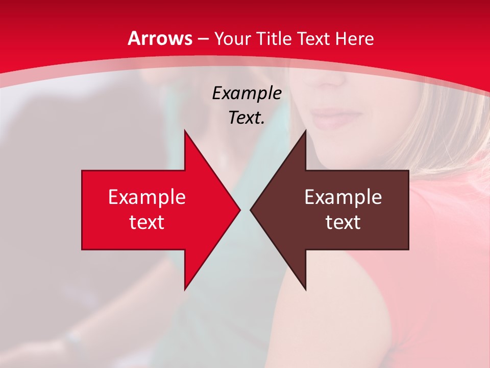 Student Outdoor Female PowerPoint Template