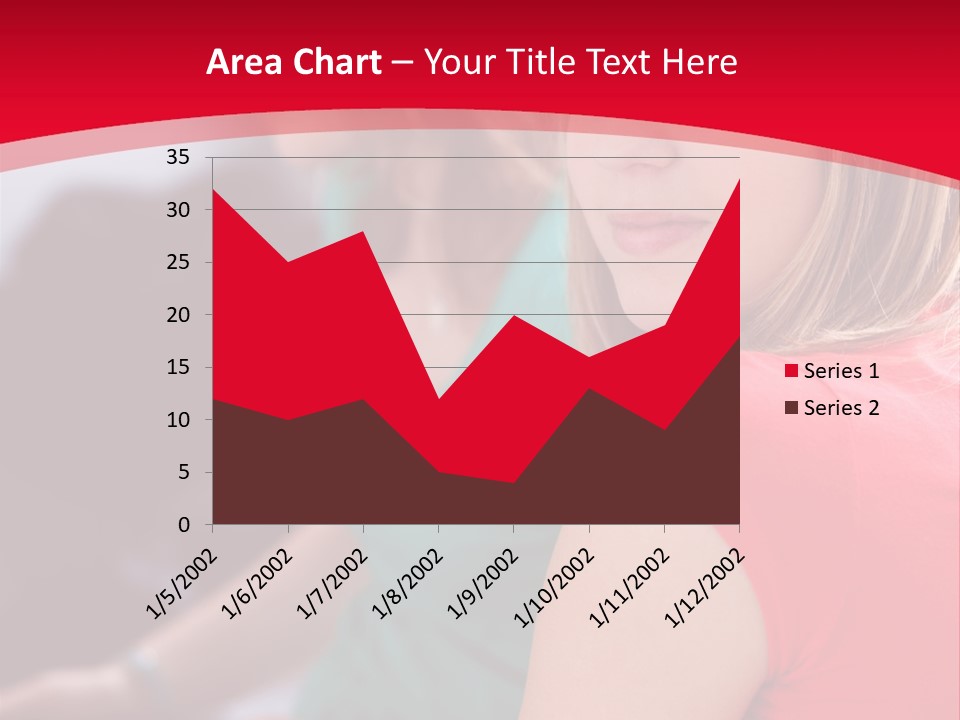 Student Outdoor Female PowerPoint Template