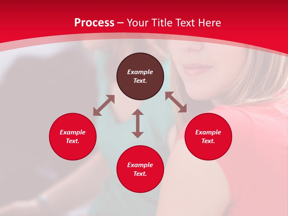 Student Outdoor Female PowerPoint Template