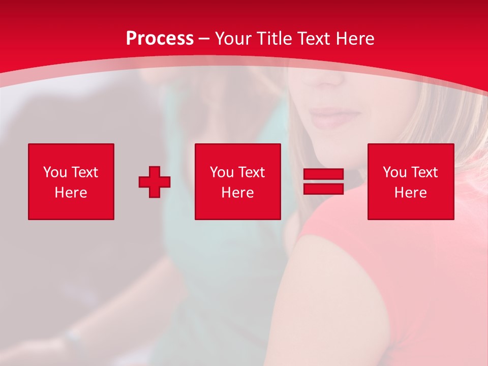 Student Outdoor Female PowerPoint Template