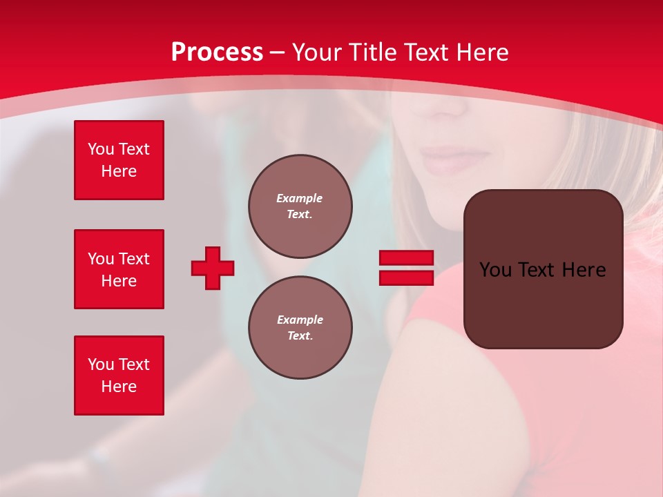 Student Outdoor Female PowerPoint Template