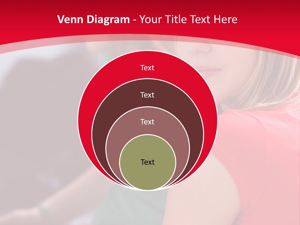 Student Outdoor Female PowerPoint Template