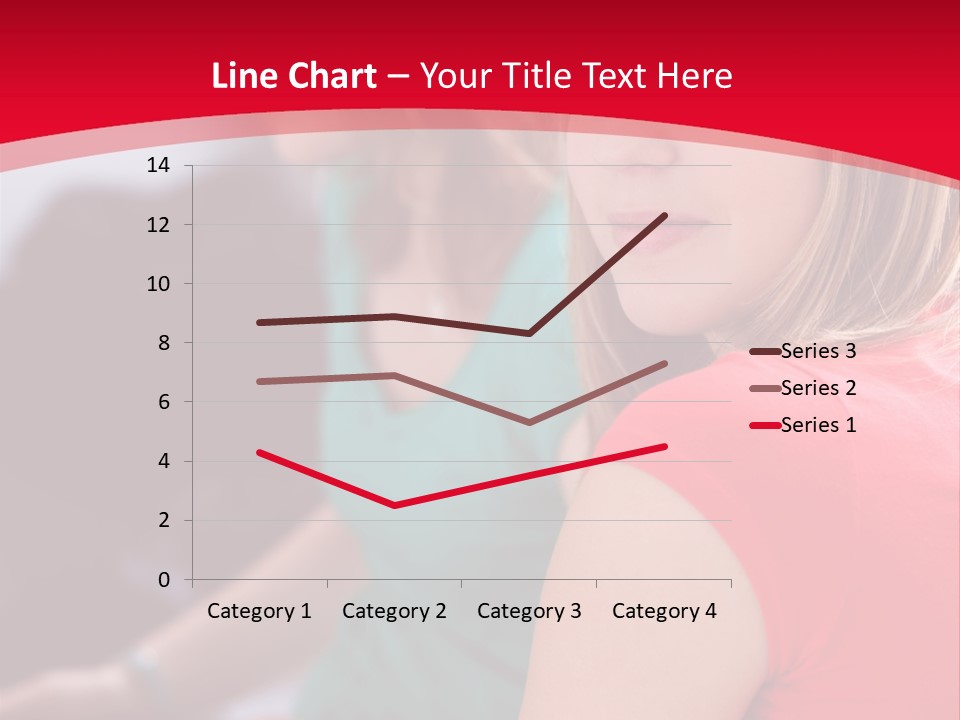 Student Outdoor Female PowerPoint Template