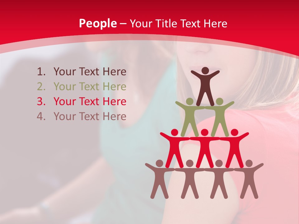 Student Outdoor Female PowerPoint Template