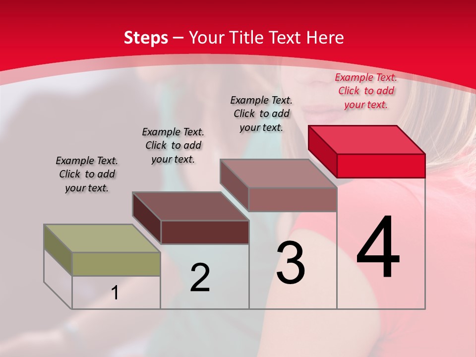 Student Outdoor Female PowerPoint Template