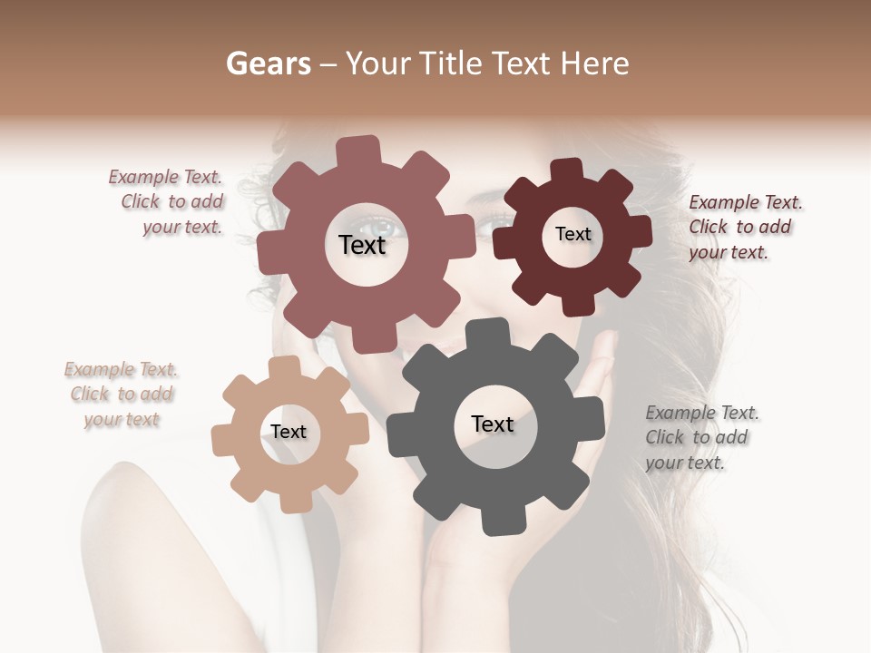 Beautiful Studio Person PowerPoint Template