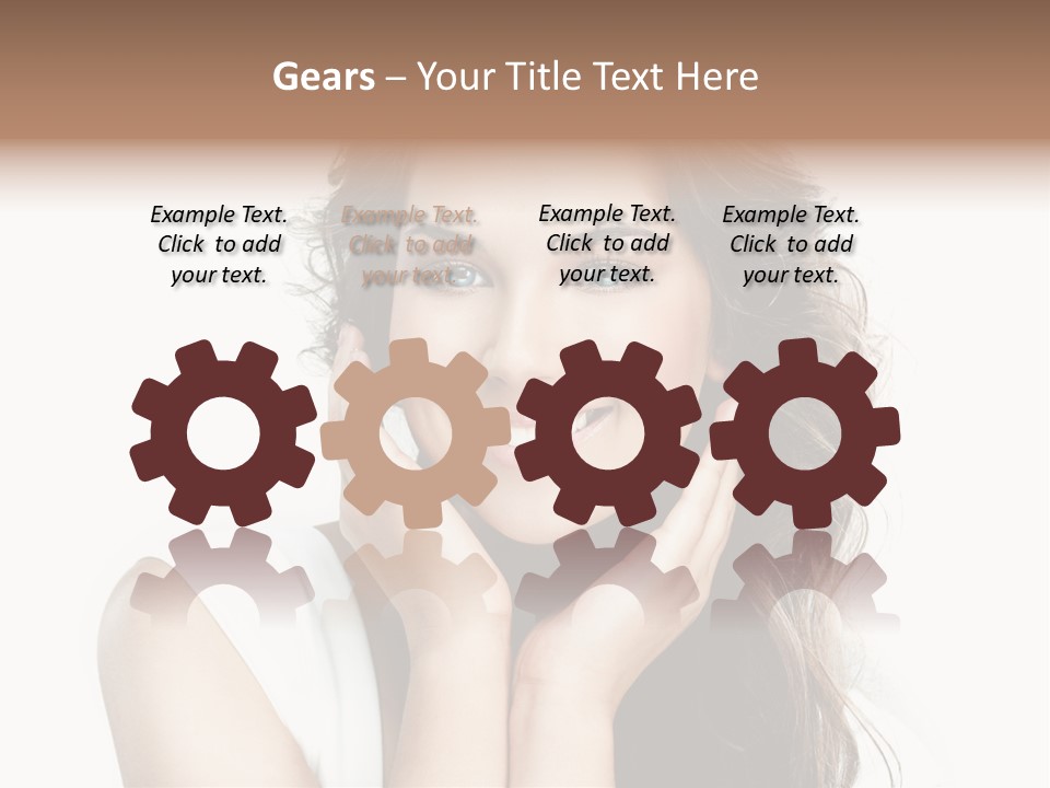 Beautiful Studio Person PowerPoint Template