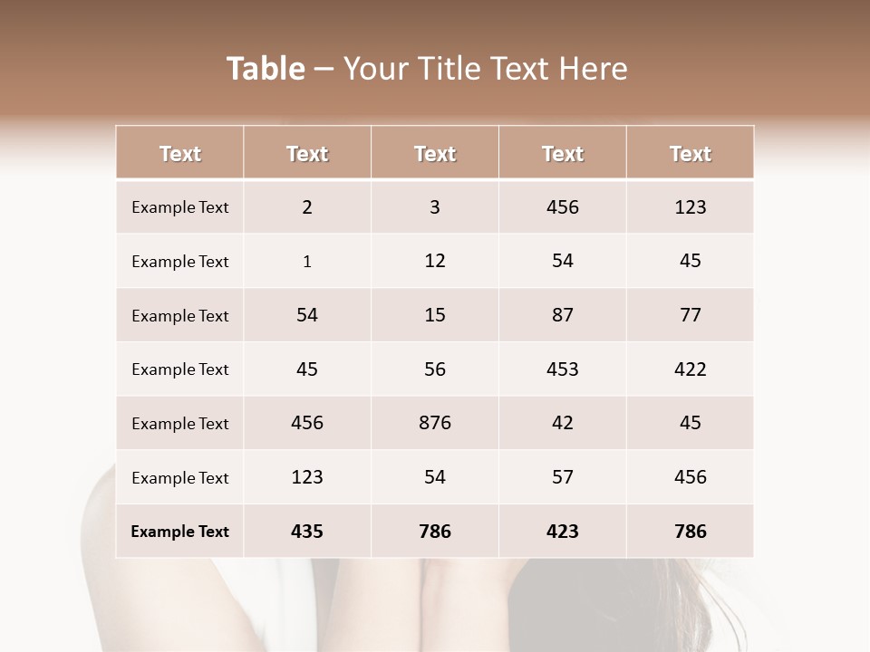 Beautiful Studio Person PowerPoint Template
