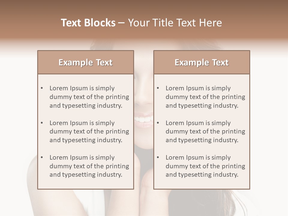 Beautiful Studio Person PowerPoint Template