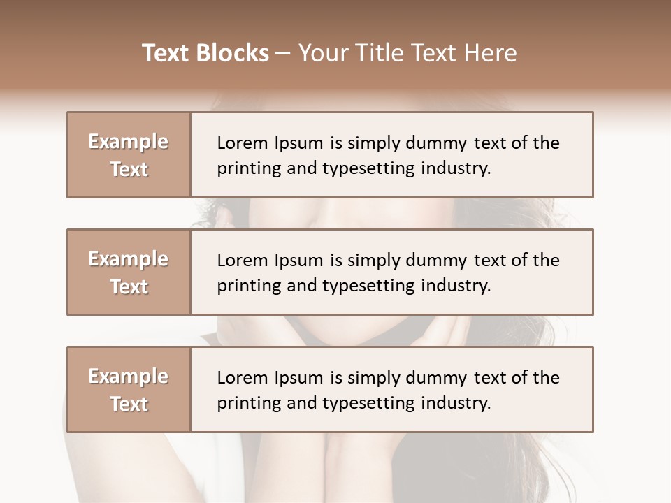 Beautiful Studio Person PowerPoint Template