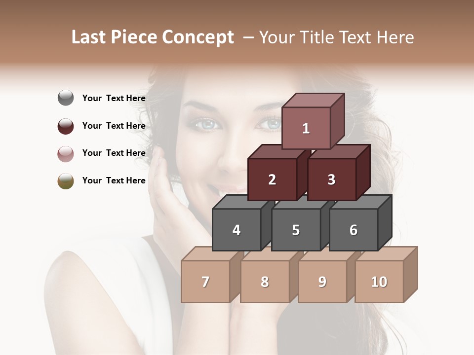 Beautiful Studio Person PowerPoint Template