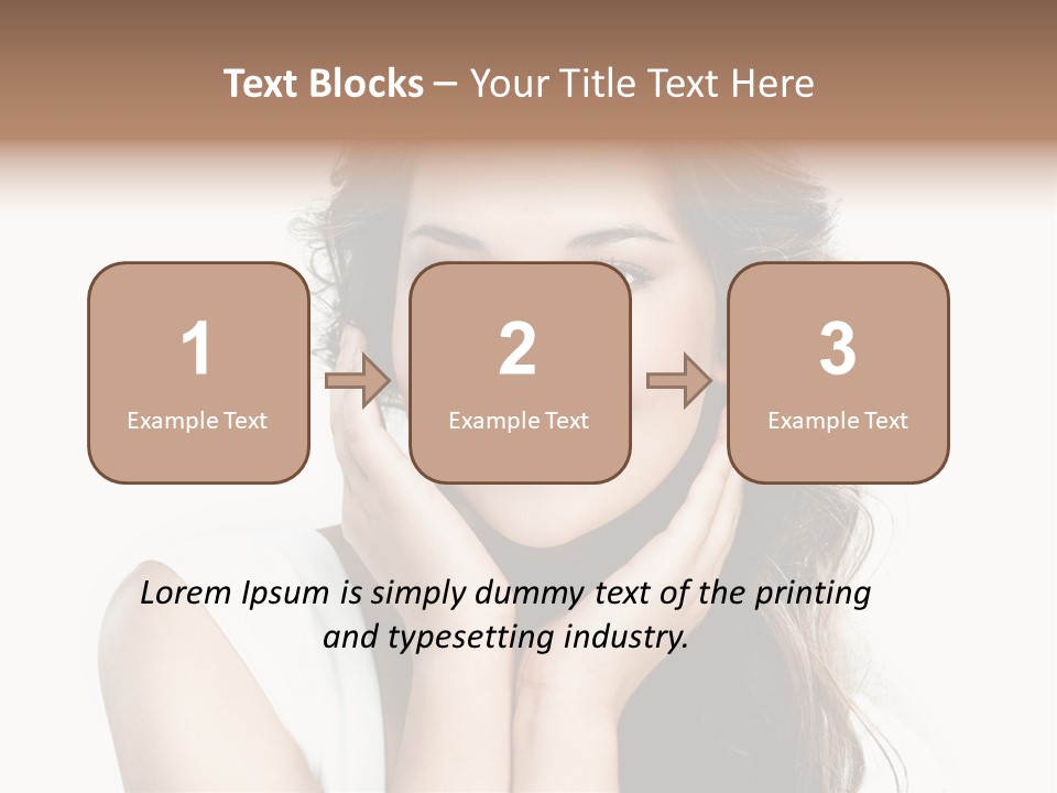 Beautiful Studio Person PowerPoint Template