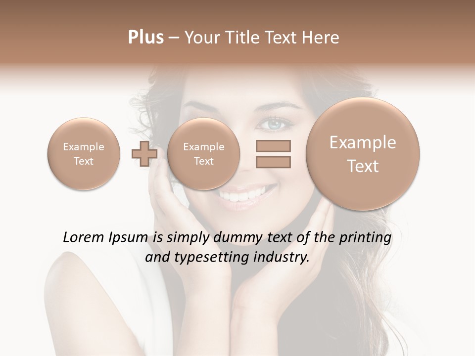 Beautiful Studio Person PowerPoint Template