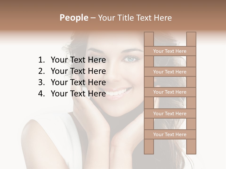 Beautiful Studio Person PowerPoint Template