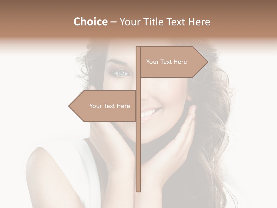 Beautiful Studio Person PowerPoint Template