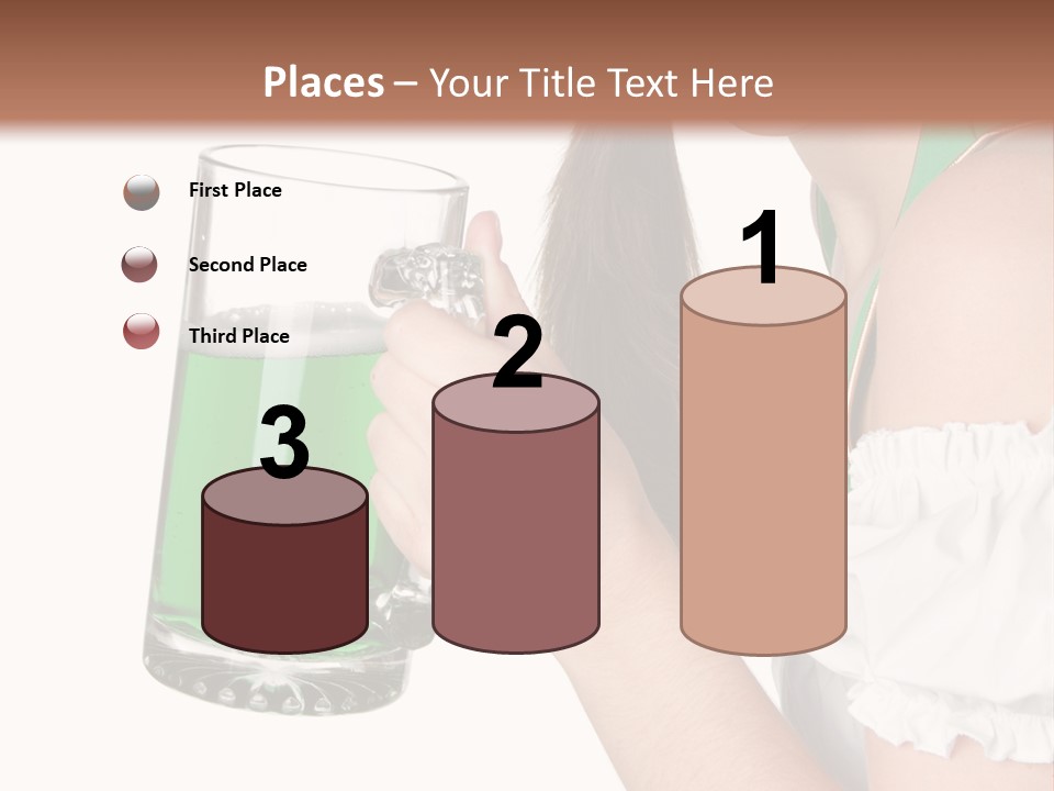 Beautiful Irish Saint PowerPoint Template