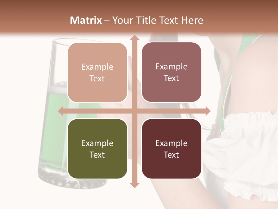 Beautiful Irish Saint PowerPoint Template