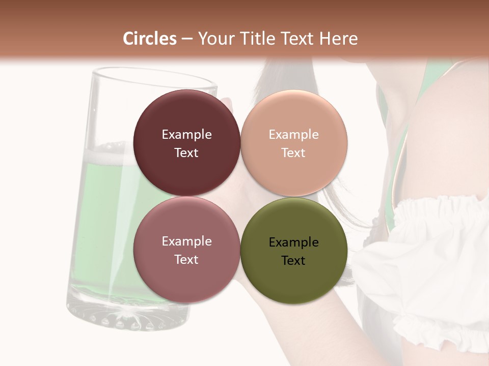 Beautiful Irish Saint PowerPoint Template