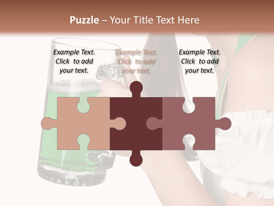 Beautiful Irish Saint PowerPoint Template